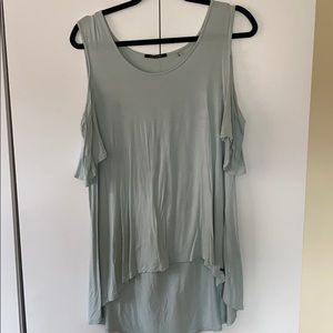 Flowy Cold Shoulder Top